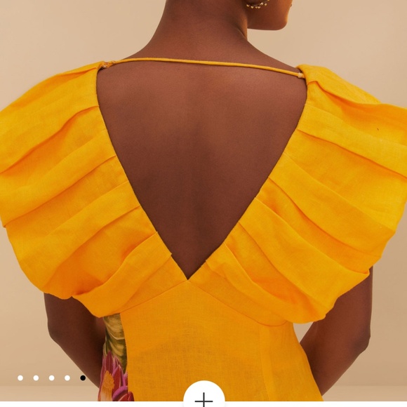 NEW Spring Awakening Euroflax™ Premium Linen Midi Dress XS - Picture 5 of 5